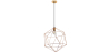 Buy Retro Design Wire Hanging Lamp Gold 59911 in the United Kingdom
