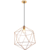 Buy Retro Design Wire Hanging Lamp Gold 59911 - prices