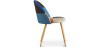 Buy Dining Chair Accent Patchwork Upholstered Scandi Retro Design Wooden Legs - Bennett Piti Multicolour 59936 at MyFaktory