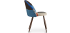 Buy Dining Chair Accent Patchwork Upholstered Scandi Retro Design Dark Wooden Legs - Bennett Piti Multicolour 59941 home delivery