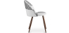 Buy Dining Chair - Upholstered in Black and White Patchwork - Bennett  White / Black 59942 with a guarantee