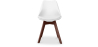 Buy Brielle Scandinavian design Premium Chair with cushion - Dark Legs White 59953 - in the UK