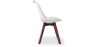 Buy Brielle Scandinavian design Premium Chair with cushion - Dark Legs White 59953 with a guarantee