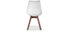 Buy Brielle Scandinavian design Premium Chair with cushion - Dark Legs White 59953 - in the UK