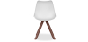 Buy Premium Scandinavian design Brielle chair with Cushion - Dark Legs Yellow 59954 home delivery