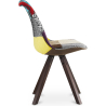 Buy Dining Chair Brielle Upholstered Scandi Design Dark Wooden Legs Premium - Patchwork Jay Multicolour 59957 at MyFaktory