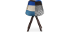 Buy Dining Chair Brielle Upholstered Scandi Design Dark Wooden Legs Premium - Patchwork Piti Multicolour 59958 with a guarantee