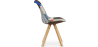 Buy Dining Chair Brielle Upholstered Scandi Design Wooden Legs Premium - Patchwork Piti Multicolour 59963 home delivery