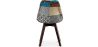 Buy Dining Chair Brielle Upholstered Scandi Design Dark Wooden Legs Premium New Edition - Patchwork Amy Multicolour 59965 - in the UK