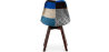 Buy Dining Chair Brielle Upholstered Scandi Design Dark Wooden Legs Premium New Edition - Patchwork Piti Multicolour 59968 - prices