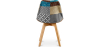 Buy Dining Chair Brielle Upholstered Scandi Design Wooden Legs Premium New Edition - Patchwork Amy Multicolour 59970 with a guarantee