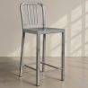 Buy Bruno Stool - Medium - 60cm Silver 58382 - prices