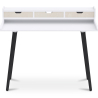 Buy Desk Table Wooden Design Scandinavian Style - Amund Natural Wood / White 59983 - prices