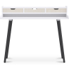 Buy Desk Table Wooden Design Scandinavian Style - Amund Natural Wood / White 59983 - in the UK