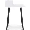 Buy Desk Table Wooden Design Scandinavian Style - Amund Natural Wood / White 59983 in the United Kingdom