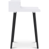 Buy Desk Table Wooden Design Scandinavian Style - Amund Natural Wood / White 59983 in the United Kingdom