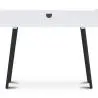 Buy Desk Table Wooden Design Scandinavian Style - Amund Natural Wood / White 59983 home delivery