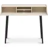 Buy Office Desk Table Wooden Design Scandinavian Style - Eldrid Natural wood 59985 - in the UK