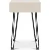 Buy Office Desk Table Wooden Design Hairpin Legs Scandinavian Style - Hakon Natural wood 59986 in the United Kingdom