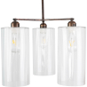 Buy Industrial Style Ceiling Lamp Glass and Metal - Liam Bronze 59988 at MyFaktory
