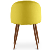 Buy Dining Chair - Upholstered in Velvet - Scandinavian Design - Bennett Yellow 59991 at MyFaktory