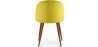 Buy Dining Chair - Upholstered in Velvet - Scandinavian Design - Bennett Yellow 59991 - in the UK
