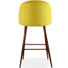 Buy Velvet Upholstered Stool - Scandinavian Design - Bennett Yellow 59993 with a guarantee
