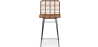 Buy Bar Stool Design Boho Bali Synthetic Wicker 65cm - Kimi Natural wood 59994 in the United Kingdom