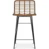 Buy Bar Stool Design Boho Bali Synthetic Wicker 65cm - Kimi Natural wood 59994 - prices