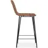 Buy Bar Stool Design Boho Bali Synthetic Wicker 65cm - Kimi Natural wood 59994 in the United Kingdom