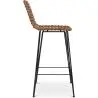 Buy Bar Stool Design Boho Bali Synthetic Wicker 75cm - Kimi Natural wood 59995 with a guarantee