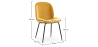 Buy Dining Chair Accent Velvet Upholstered Retro Design - Cyrus Mustard 59996 at MyFaktory