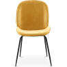 Buy Dining Chair Accent Velvet Upholstered Retro Design - Cyrus Mustard 59996 - in the UK