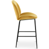 Buy Bar Stool Accent Velvet Upholstered Retro Design - Elias Taupe 59997 at MyFaktory