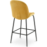 Buy Bar Stool Accent Velvet Upholstered Retro Design - Elias Taupe 59997 in the United Kingdom