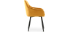Buy Dining Chair with Armrests - Upholstered in Velvet - Carrol Yellow 59998 in the United Kingdom