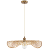 Buy Hanging Lamp Design Boho Bali Woven Bamboo - Imani Gold 60001 at MyFaktory