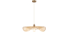 Buy Hanging Lamp Design Boho Bali Woven Bamboo - Imani Gold 60001 - in the UK