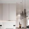 Buy Scandinavian Metal LED Pendant Lamp (40cm) - Blina Black 60002 in the United Kingdom