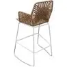Buy Bar Stool Design Boho Bali Rattan Synthetic 75cm - Zane Natural wood 60005 in the United Kingdom