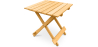Buy Garden Table - Adirondack Wood Side Table  - Anela Natural wood 60007 - prices