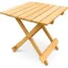 Buy Garden Table - Adirondack Wood Side Table  - Anela Natural wood 60007 - prices