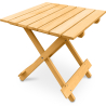 Buy Garden Table - Adirondack Wood Side Table  - Anela Natural wood 60007 - prices