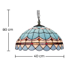 Buy Hanging Lamp Tiffany Design Glass Antique Victorian Light - Ace Multicolour 60014 at MyFaktory