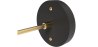 Buy Wall lamp with adjustable shade in scandinavian style, metal - Roser Black 60022 at MyFaktory