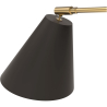 Buy Wall lamp with adjustable shade in scandinavian style, metal - Roser Black 60022 with a guarantee