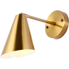 Buy Wall lamp with adjustable shade, brass  - Roser Gold 60023 at MyFaktory