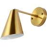 Buy Wall lamp with adjustable shade, brass  - Roser Gold 60023 - prices