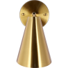 Buy Wall lamp with adjustable shade, brass  - Roser Gold 60023 - in the UK