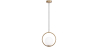 Buy Hanging light, metal and glass - Gele Gold 60027 with a guarantee